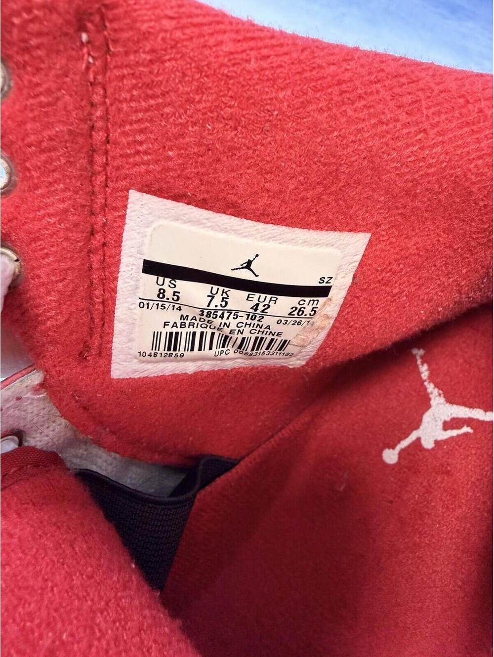 Nike Air Jordan 2 Retro Countdown Pack 2008 Men’s Size 8.5 308308-162 White red - Picture 15 of 16